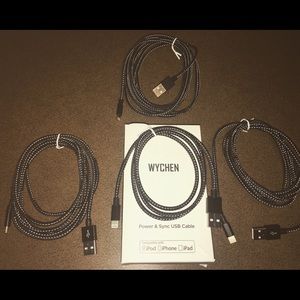 Lightening Cables 4 Pack